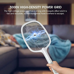 2 in 1 Rechargeable Bug Zapper Racket