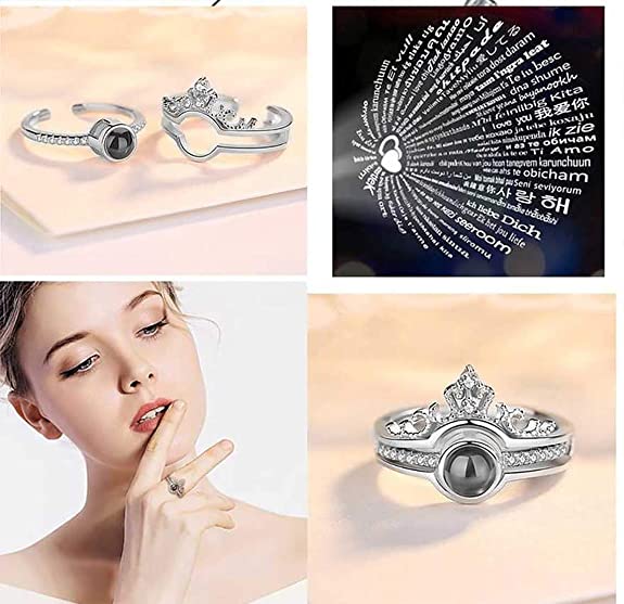 Imported™ I Love You In 100 Languages Elegance ring