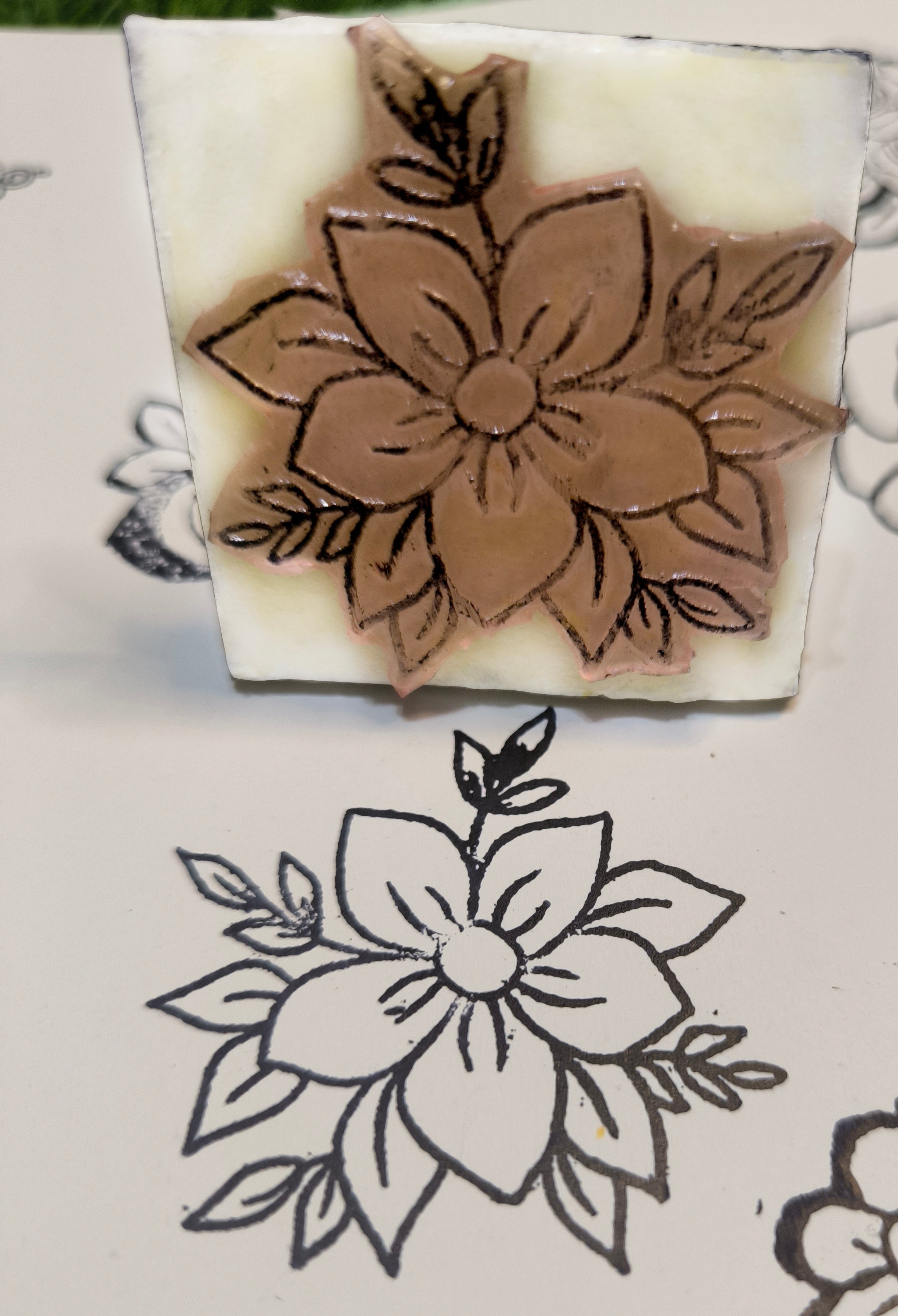 Reusable Mehandi/Henna Stamps Pack of 2,Ink Pad and a Bridal Henna cone.