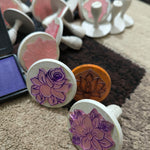 Reusable Mehandi/Henna Stamps Pack of 2,Ink Pad and a Bridal Henna cone.