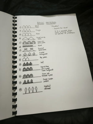 Mehandi Reusable Practice Book + FREE Practice Cone, Volume 3.